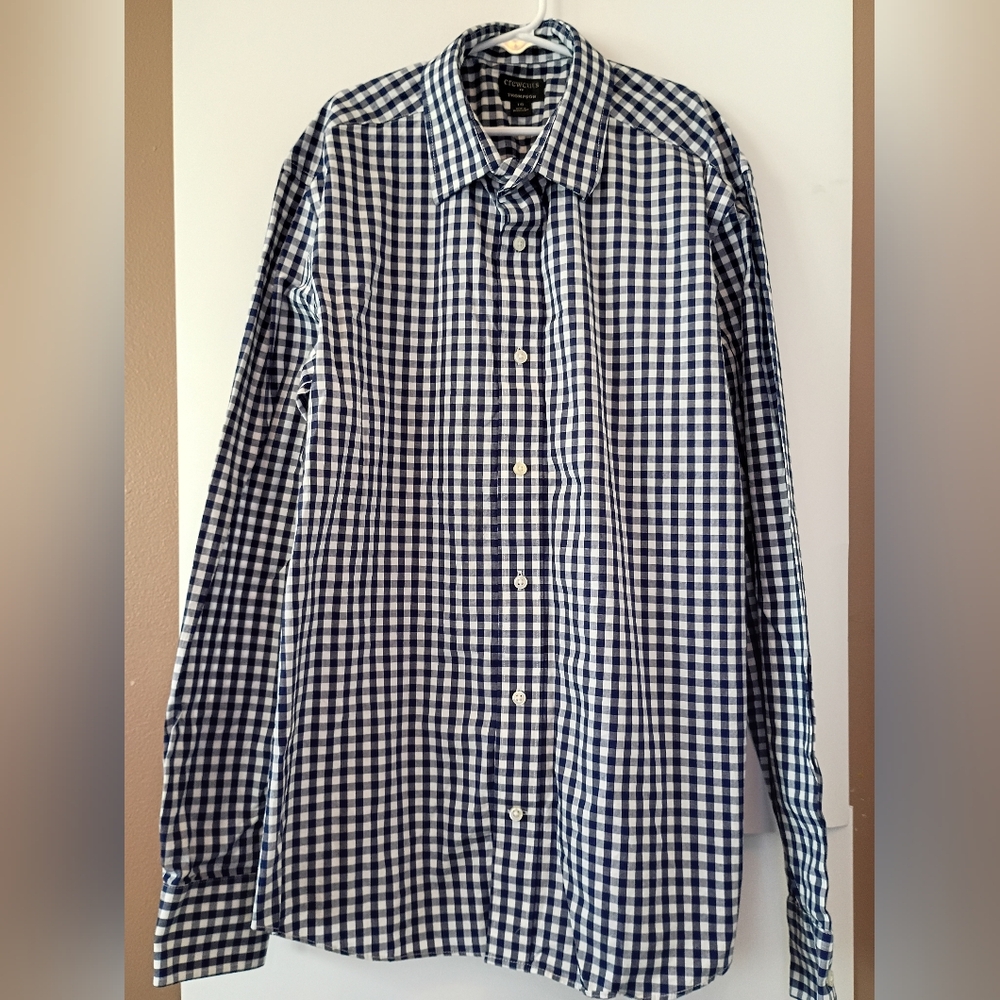 Boy's Blue Checkered Shirt